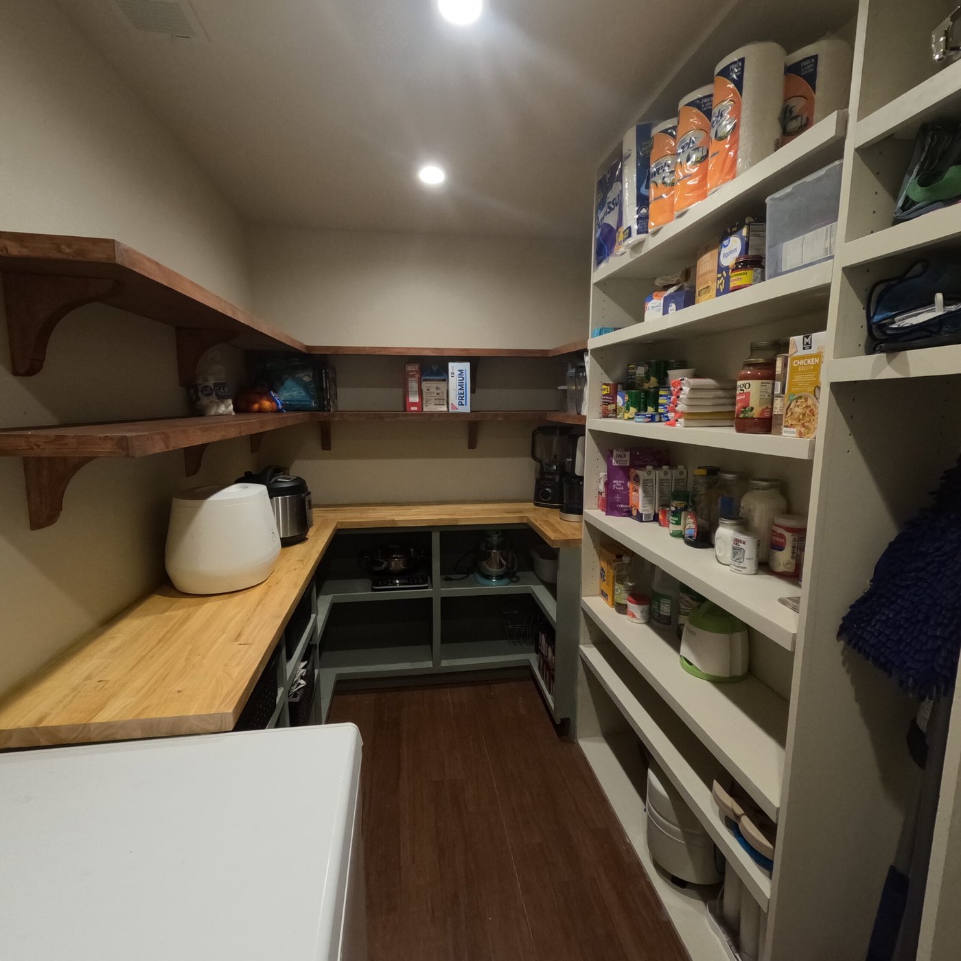 After: the pantry
